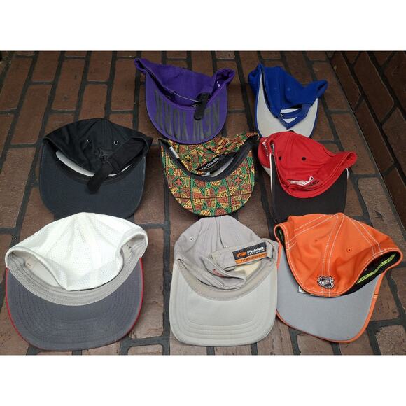 Mens Mixed Hat Lot Of 8 New York California Red Wings And More - Picture 6 of 6